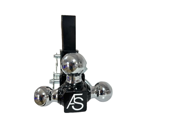 Heavy-Duty Adjustable Tri-Ball Trailer Hitch Mount - Image 2